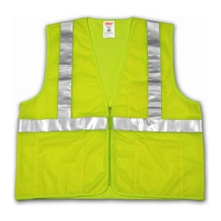 TINGLEY RUBBER Sm/Med Lime Safe Vest V70632.S-M